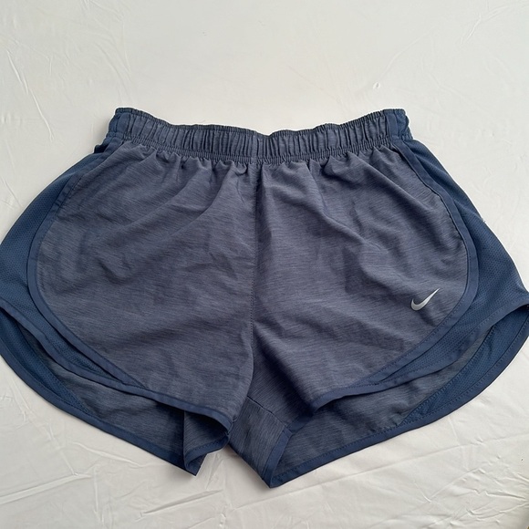 Nike Dry Tempo Obsidian blue gray classic fit sweat wicking running shorts - Picture 5 of 14